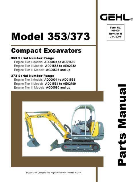 problems with 2004 gehl 353 mini excavator|gehl 353 parts diagram.